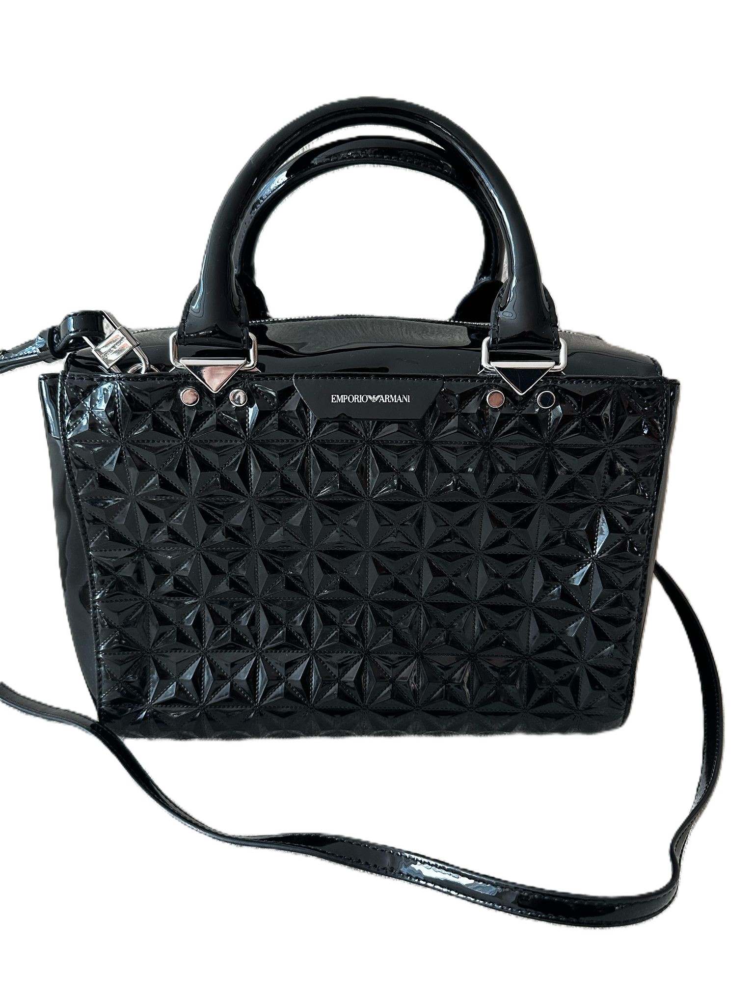 Cropped Faux leather Jacket